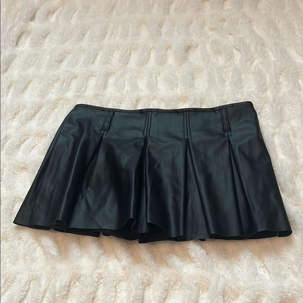 Streetwear Society Black High Low Skirt